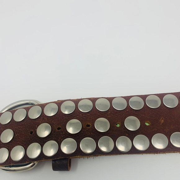 Brown Coin Faux Leather Belt Napoleon Emperor - Picture 9 of 10